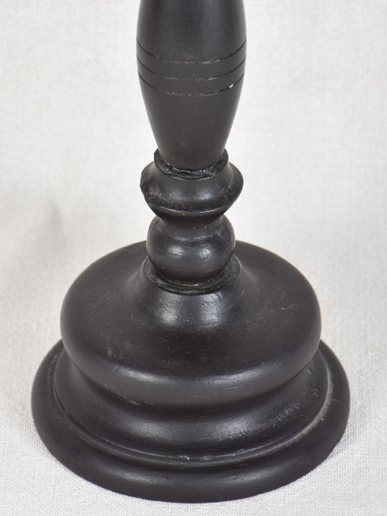 Late 19th-century blown glass hat/wig stand 19"