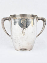Ice bucket, silver plate, Art Deco