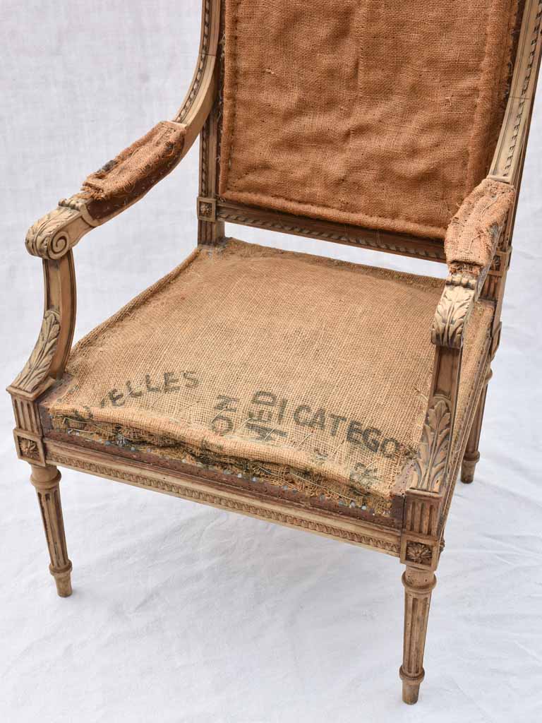 Pair of antique Louis XVI armchairs