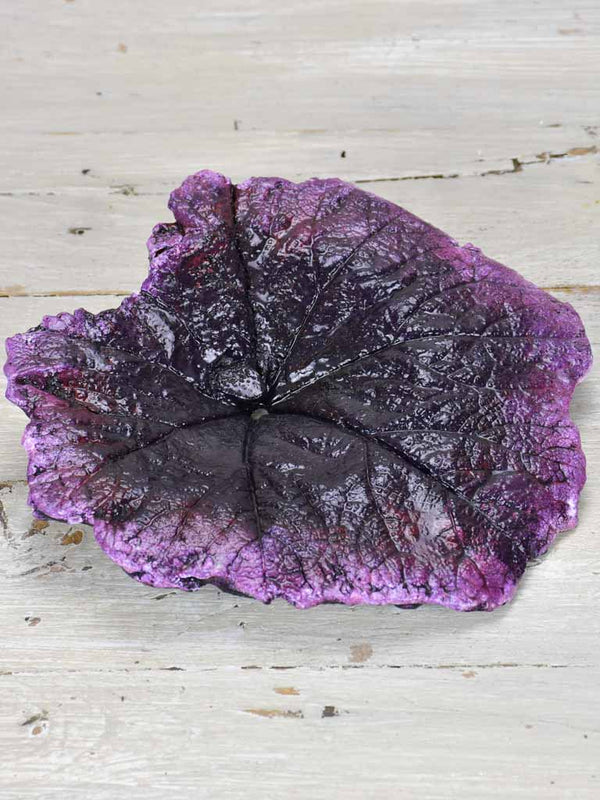 Artisan made leaf bowl - small