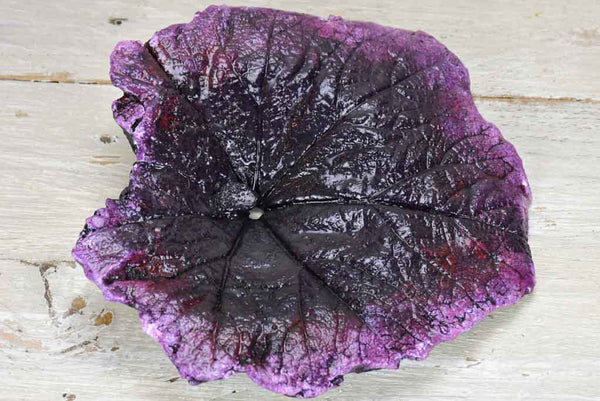 Artisan made leaf bowl - small