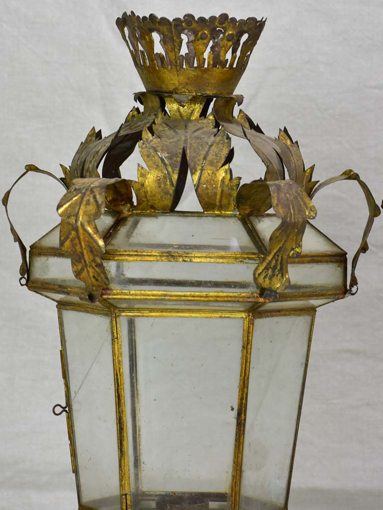 Pair of antique Spanish lanterns 22"