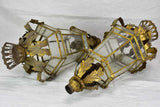 Pair of antique Spanish lanterns 22"