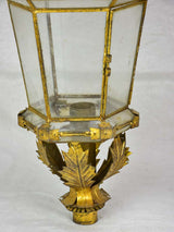 Pair of antique Spanish lanterns - brass 22¾"