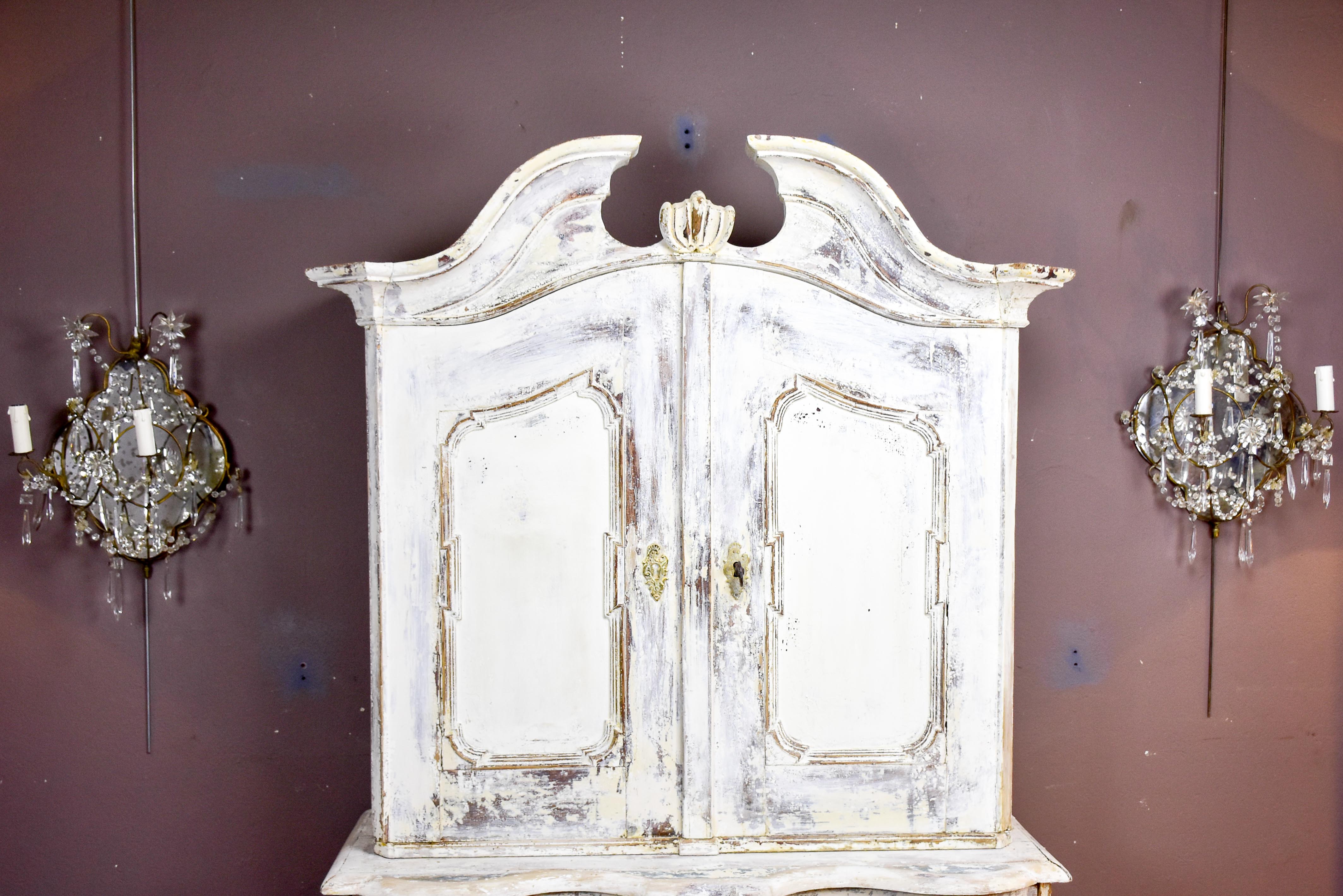 Pair of Late 19th century Venetian mirrored wall sconces