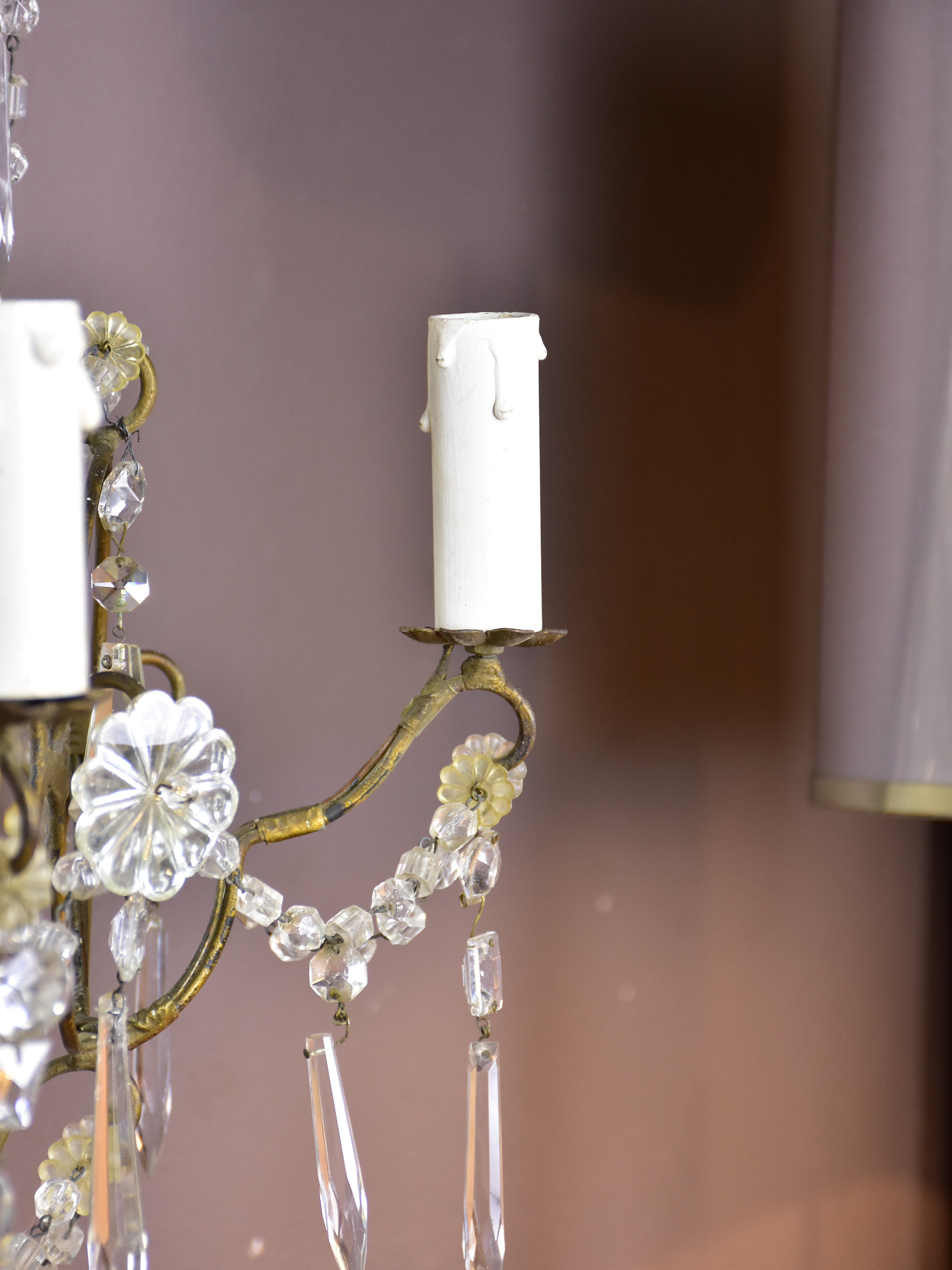 Pair of Late 19th century Venetian mirrored wall sconces