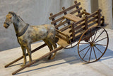 Napoleon III toy horse and cart