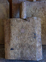 Antique French cutting board for garlic and herbs