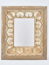 Vintage French carved wooden frame 8¾" x 12¼"
