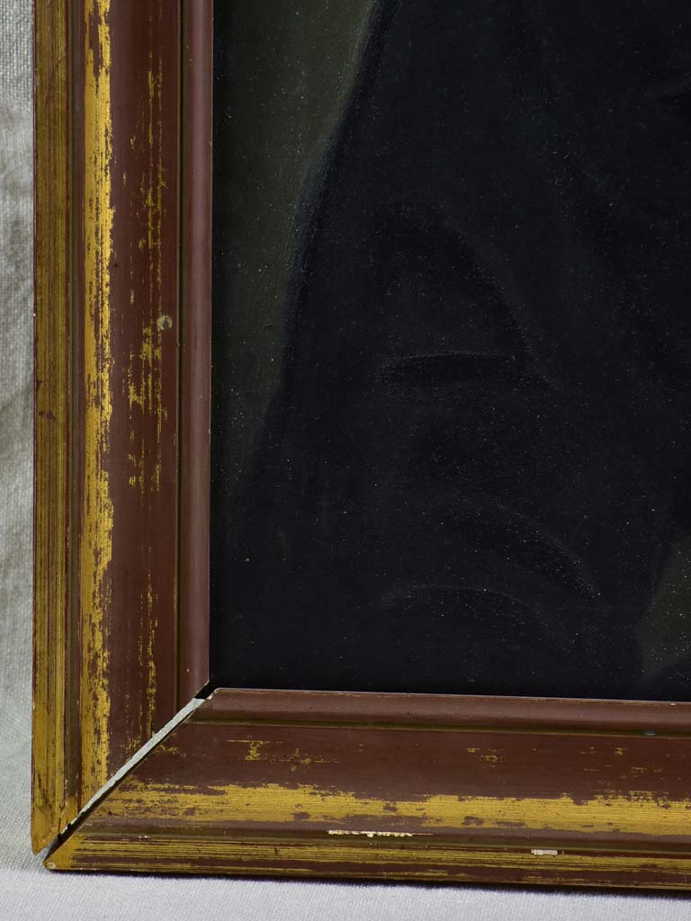 Antique French portrait of a lady 24¾" x 29¼"