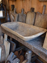Antique French dough bowl