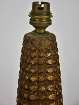 Large sweet corn lamp base - 1960's