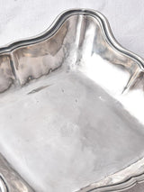 Crowned silver platter by Poinçon Fermiers Généraux