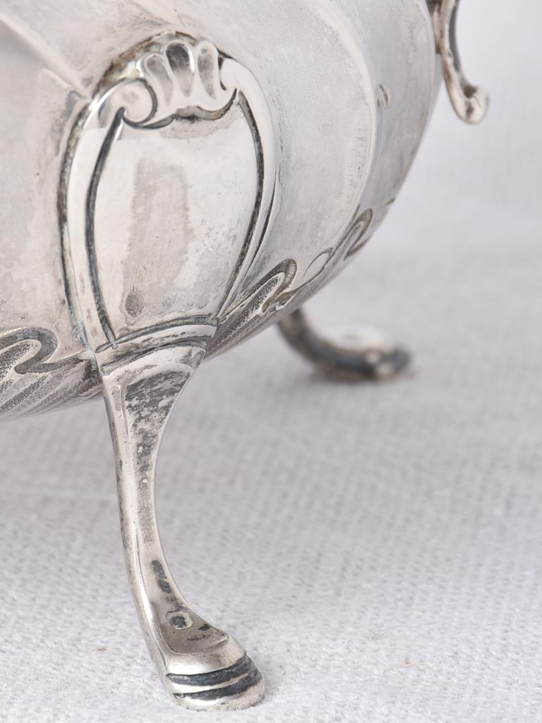 1850s Detailed Silver Coffee and Sugar Set