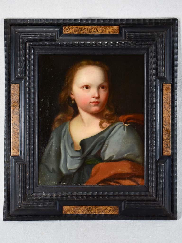 17th-century portrait of a child - unsigned 23¼" x 27¼"