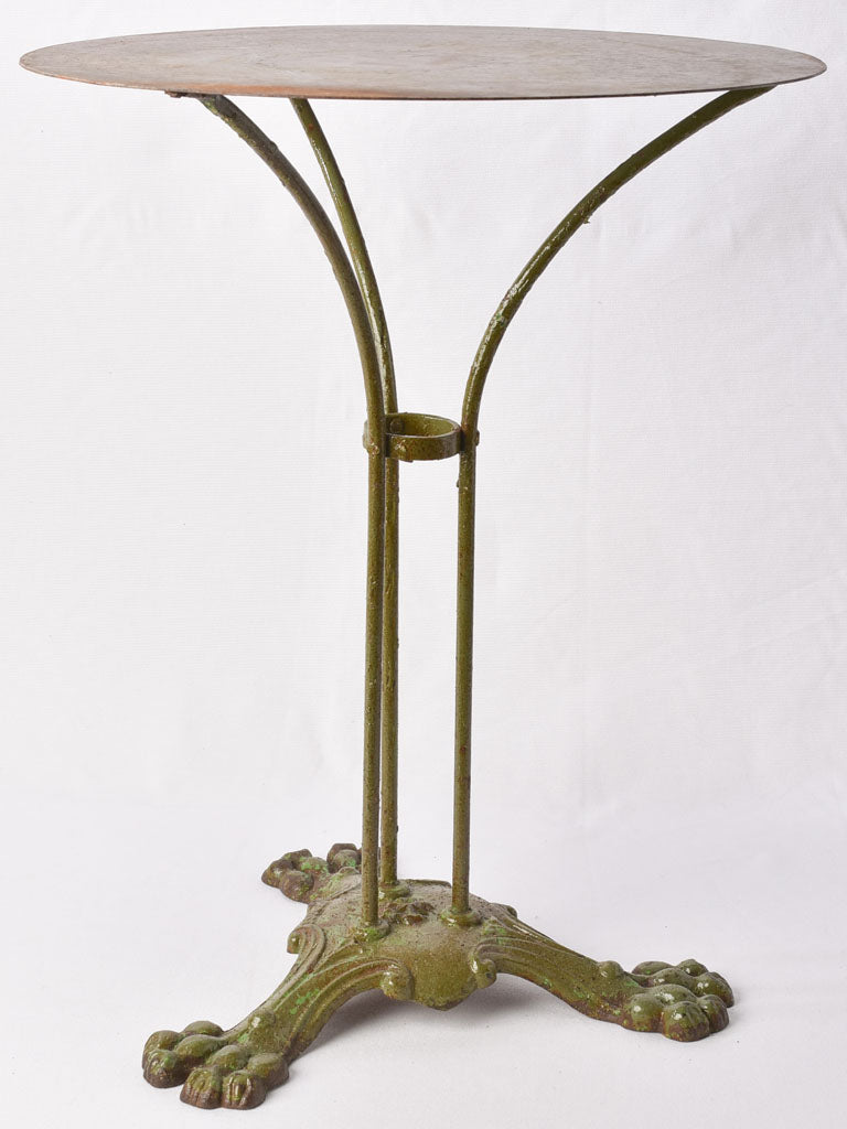 RESERVED BM Antique French garden table with claw feet