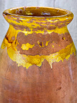 Early 20th Century olive jar with maker's stamp 27½"