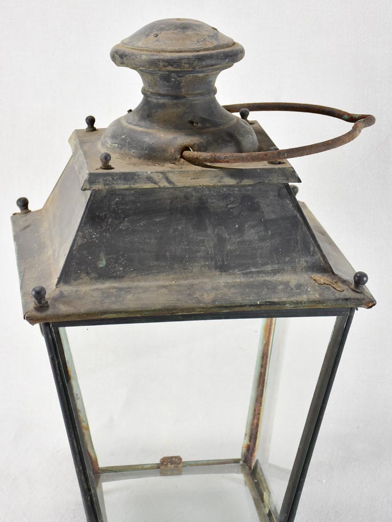 Late 19th-century French lantern with handle