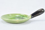Sugar bowl and plate with long handle - Dieulefit