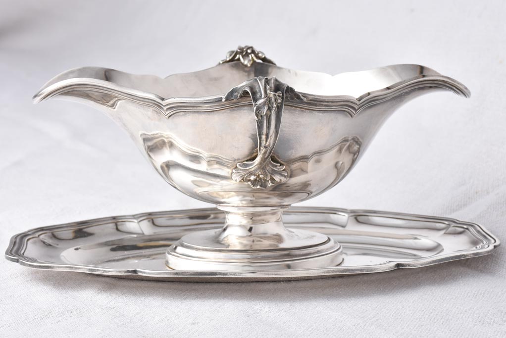 Luxurious Solid Silver Serving Set