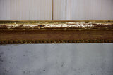 Rustic Louis XVI mirror with gilded frame 20” x 25 ½''