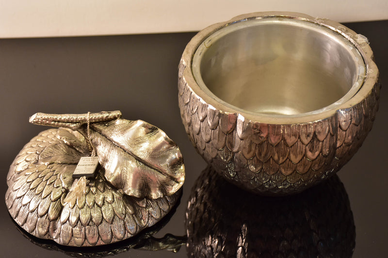 Mauro Manetti acorn ice bucket - silver