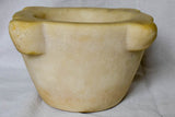 1940's French marble mortar 9¾"