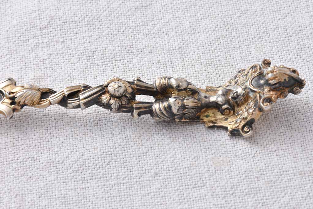 Handmade Poinçon silver serving utensil
