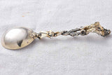 Classically styled Vermilion silver spoon