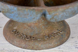 Antique French cast iron three tier presentation stand