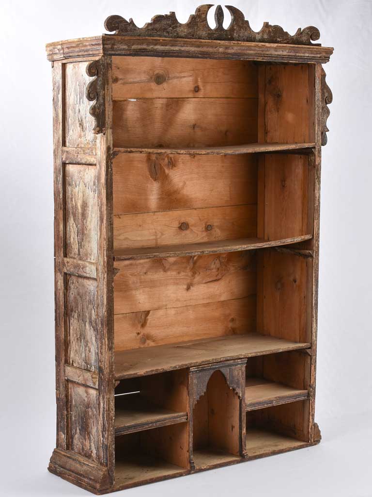 Rustic open wall shelf 47¼" x 31"
