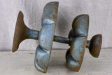 Antique French cast iron three tier presentation stand