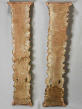 Pair of Spanish gilt boiserie column elements from a church 51¼"