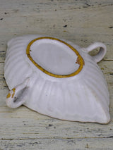 Rare 18th Century Faience sauce boat
