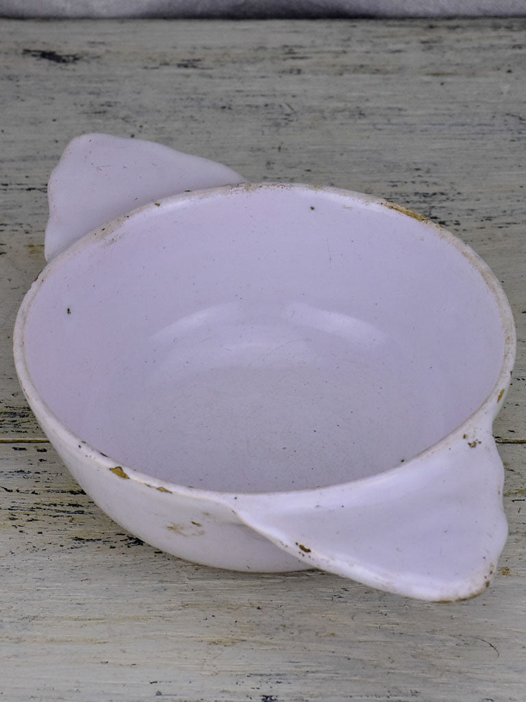 Rare 18th Century Faience soup bowl