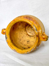 Very small antique French confit pot 5"