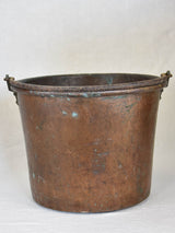 Large 19th Century French winemaker's copper 12½"
