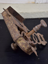 17th century French door lock from a chateau