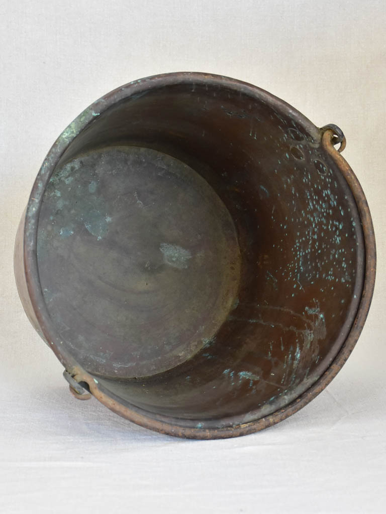 Large 19th Century French winemaker's copper 12½"