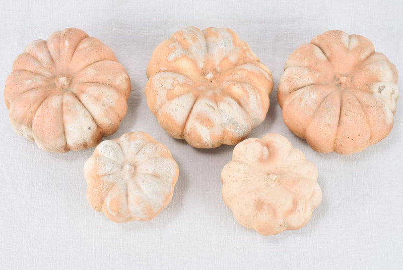 Artisan-Made Outdoor Clay Pumpkins