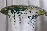Pair of early 19th Century French Medici urns - cast iron, white 26"