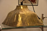 Large Italian square vintage pendant light