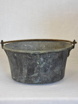 Broad 19th century French winemaker's bucket
