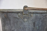 Broad 19th century French winemaker's bucket