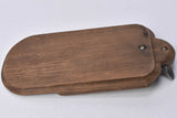 Distinctive Grooved Wood Charcuterie Serving Board