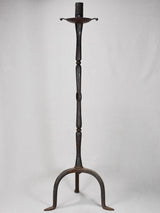 Large wrought iron candlestick - 1940s. 55½"