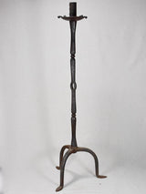 Large wrought iron candlestick - 1940s. 55½"