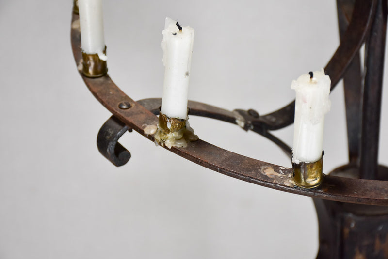 Classic wrought iron candelabra France