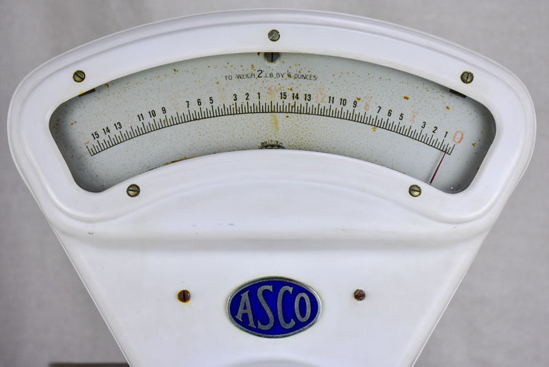 Mid Century English scale from a grocery store - ASCO