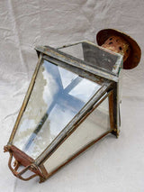 RESERVED MA Large early 19th Century French lantern - tole 24"